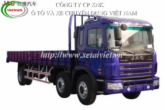 Xe tải jac 2 dí 1 cầu HFC 1255KR1  15700 kg